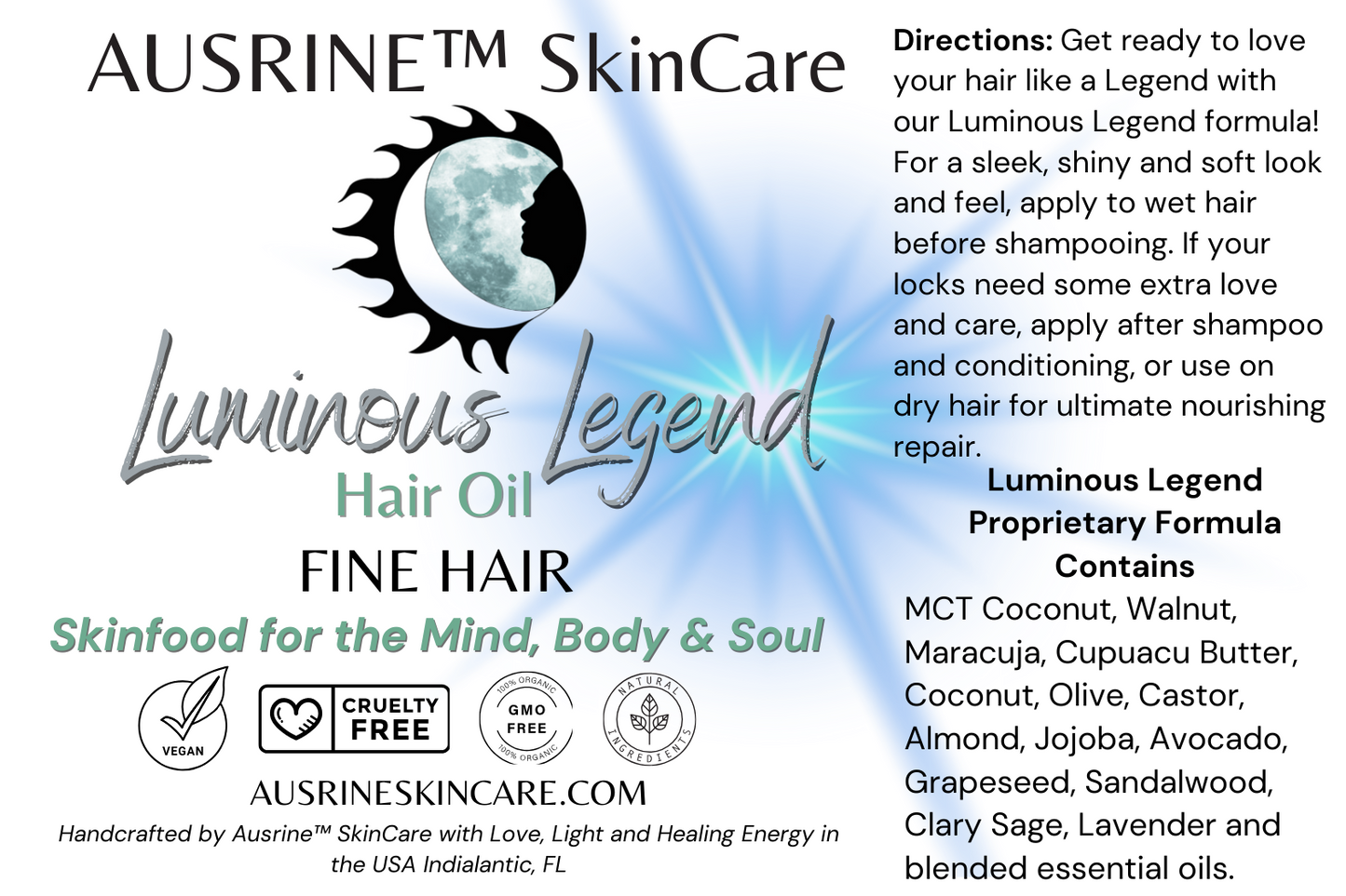 Luminous Legend Hair Oil - FINE Hair