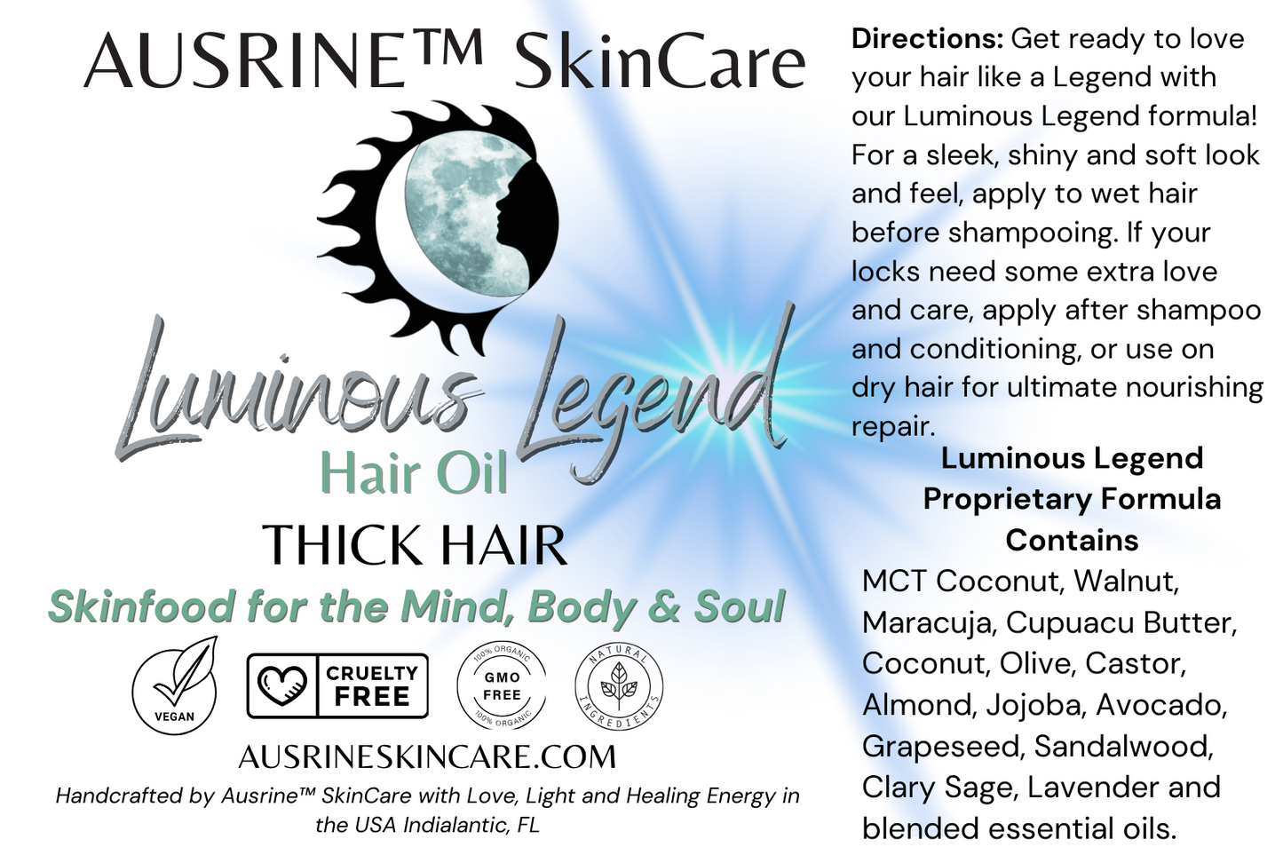 Luminous Legend Hair Oil - THICK Hair