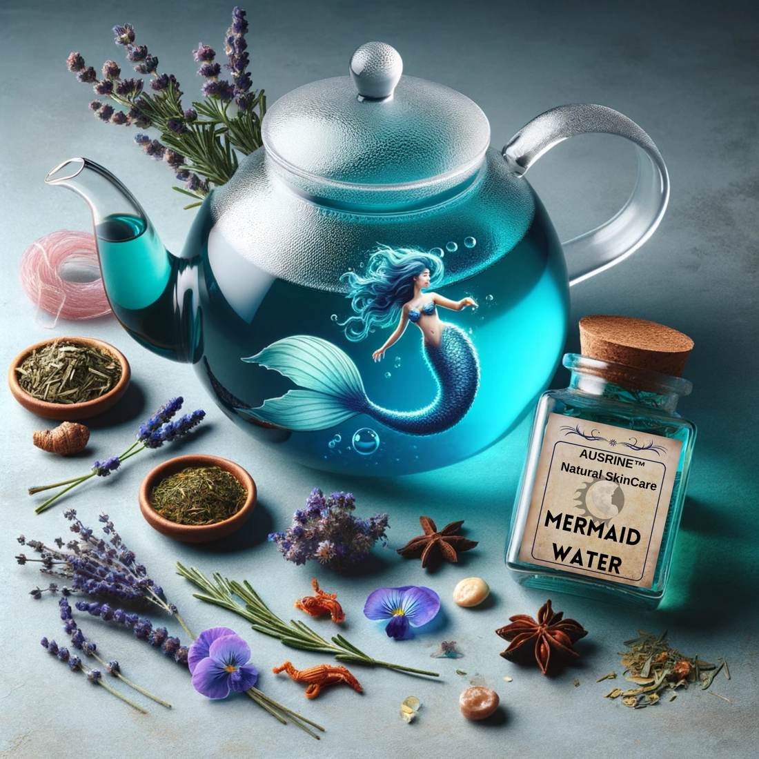 A Sip of Nature's Magic: Discover the Holistic Harmony of Lavender, Pine Needle, Astragalus Root, and Butterfly Pea Flower in Tea