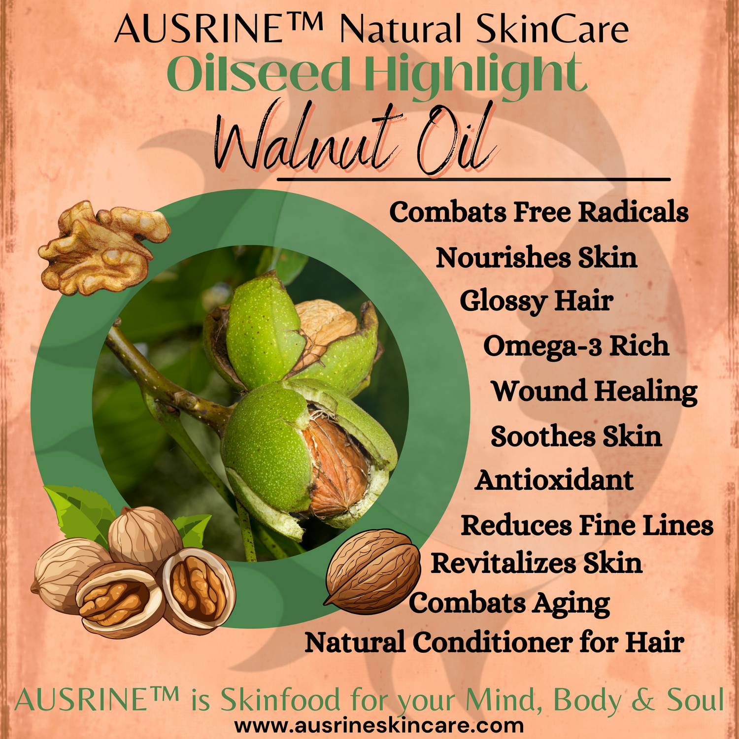 My Sicilian and Italian Roots and Golden Elixirs: Unveiling the Allure of Walnut Oil in SkinCare and HairCare